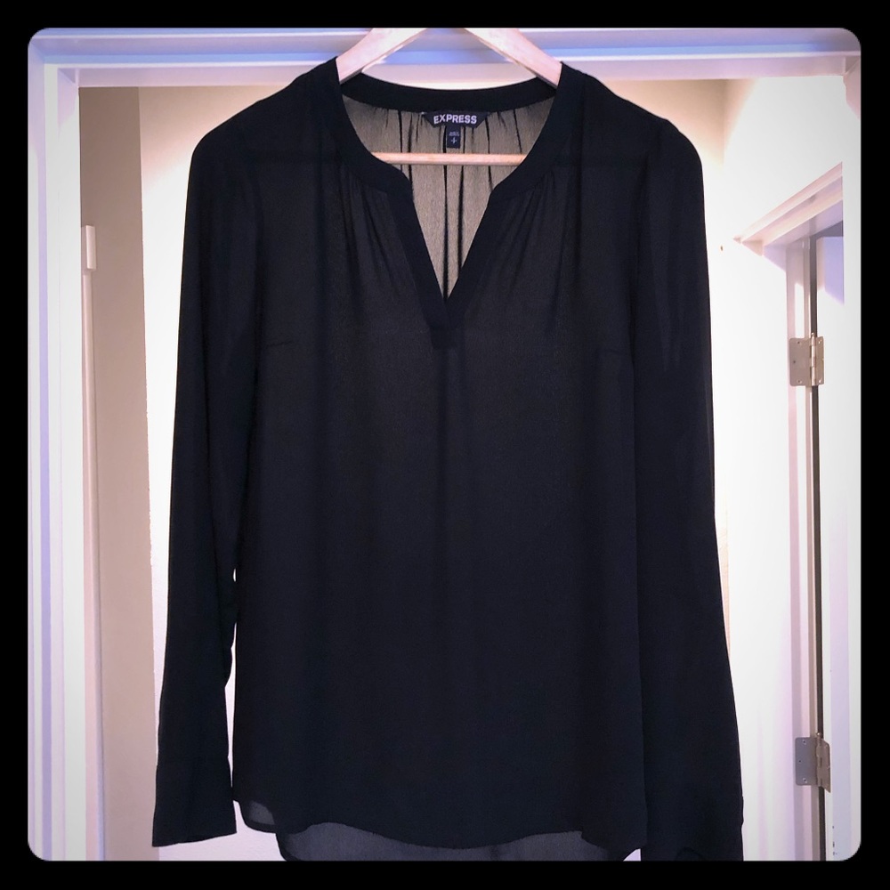 Express black blouse